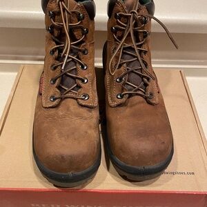 Red Wing Shoes 2235 Safety Toe leather Work Boots Size 9